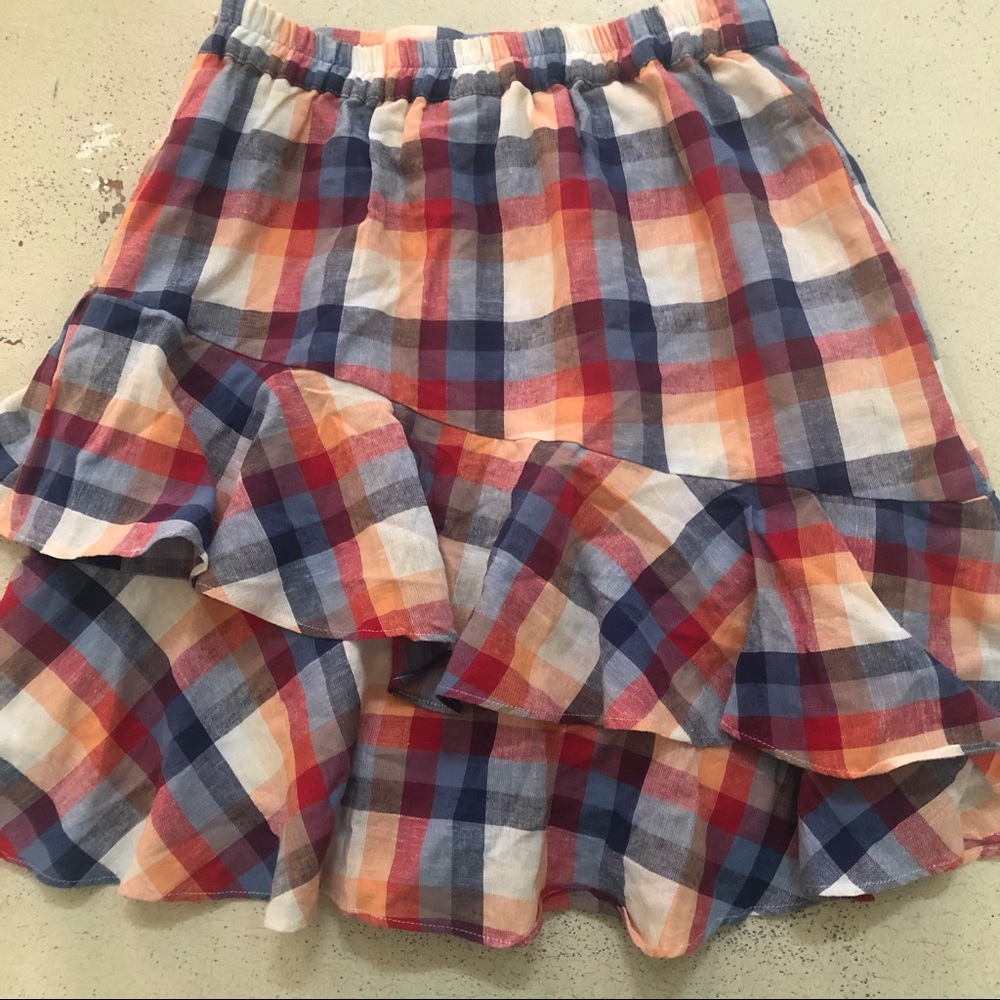 ModCloth Plaid Ruffle Mini Skirt - Picture 8 of 12